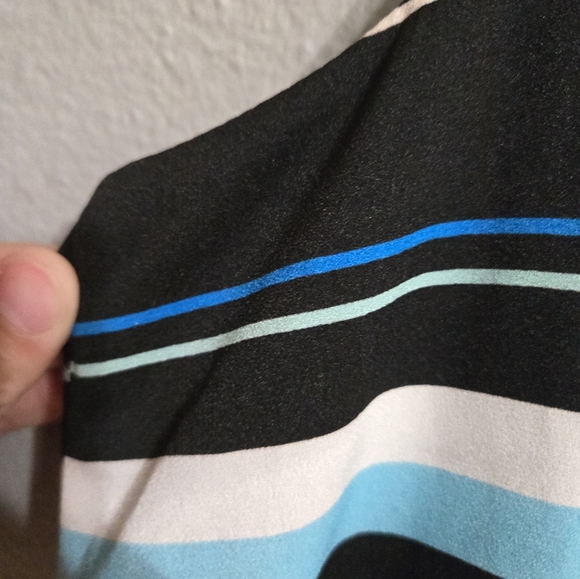 Tommy Hilfiger Blue Striped Trapeze Dress Size 8 - Picture 6 of 16